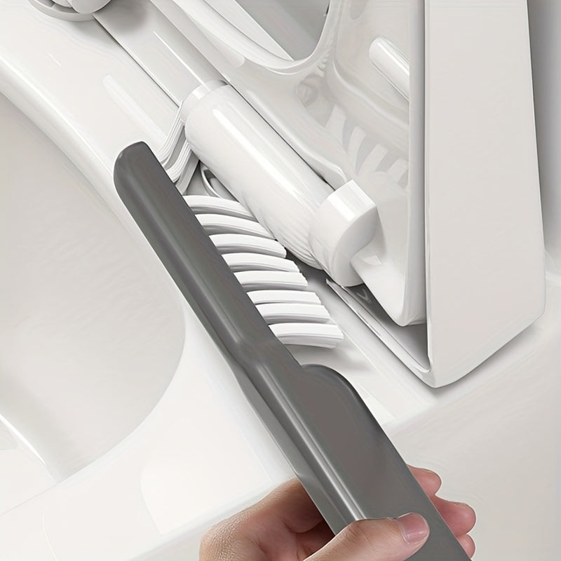 Kit de Escova Sanitária 3 Peças – 2 Escovas + Suporte com Drenagem