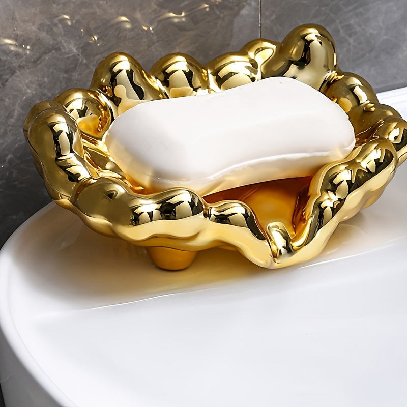 Luxury Cloud Gold Soap Holder Minimalist Design