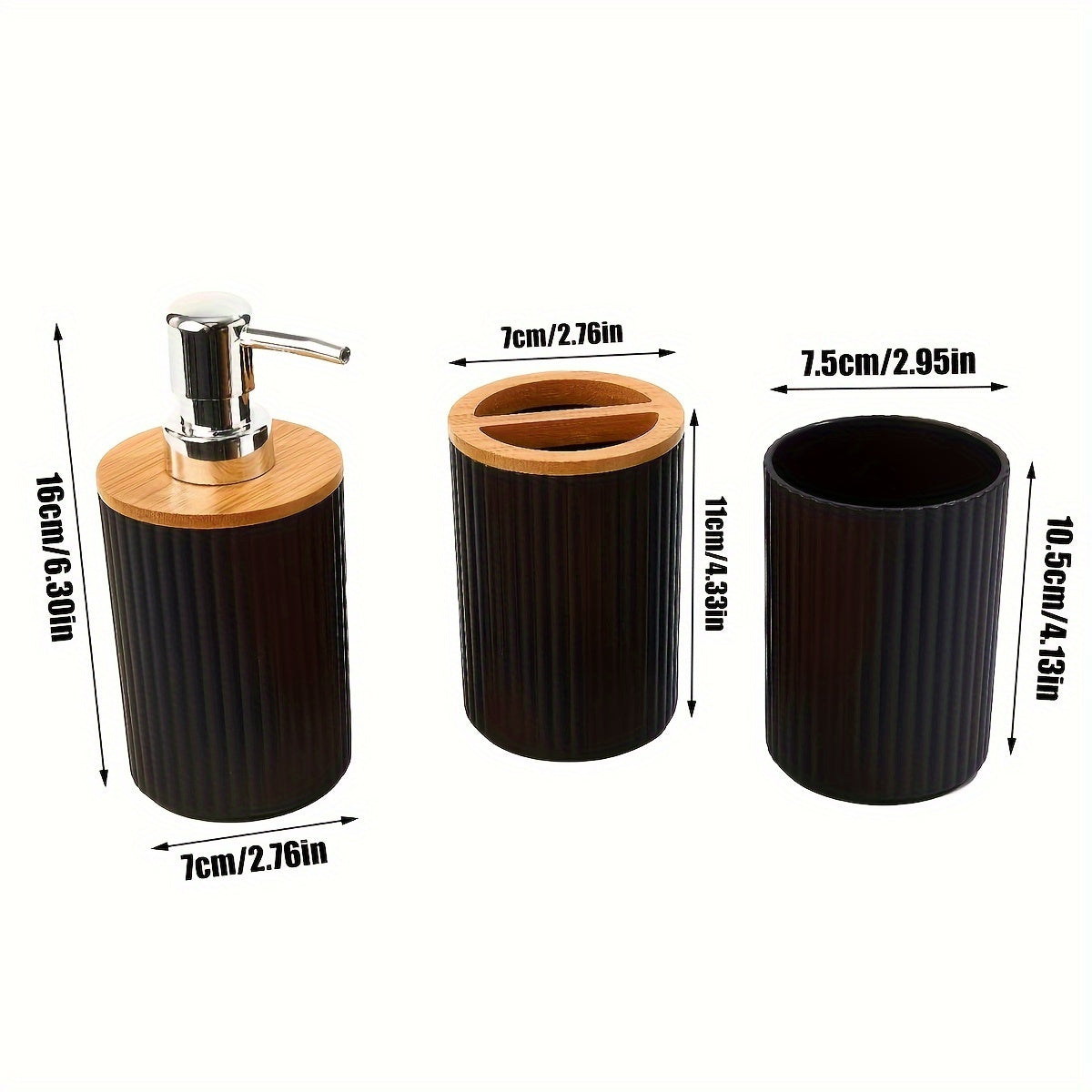 Kit Organizador de Banheiro Elegante