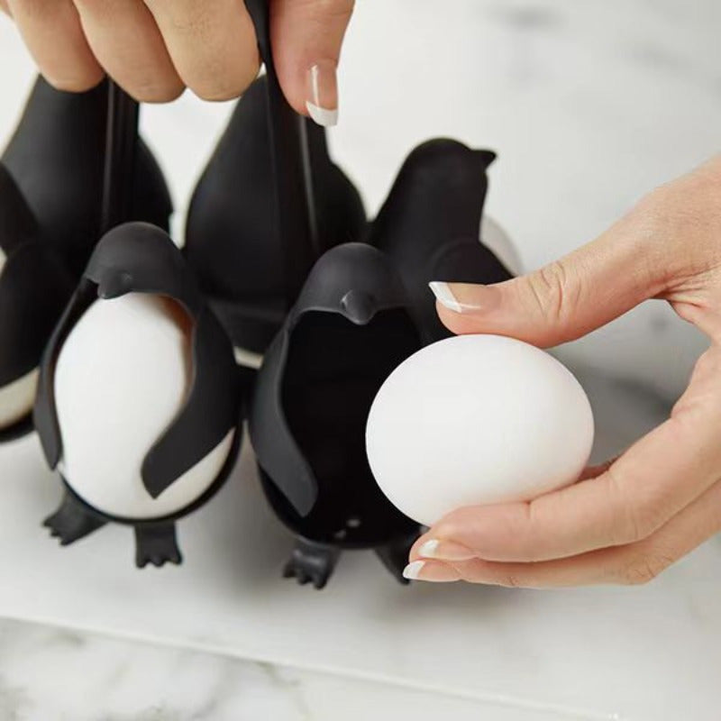 Cozedor e Porta-Ovos de Pinguim