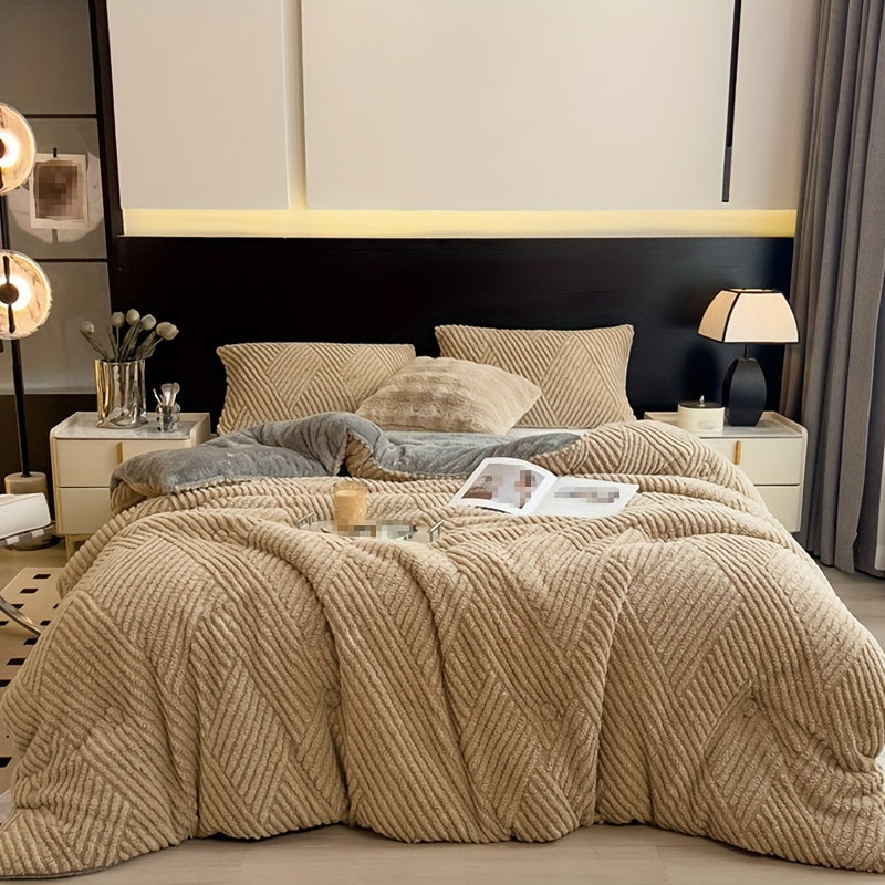 Edredom Plush Minimalista Taffetá