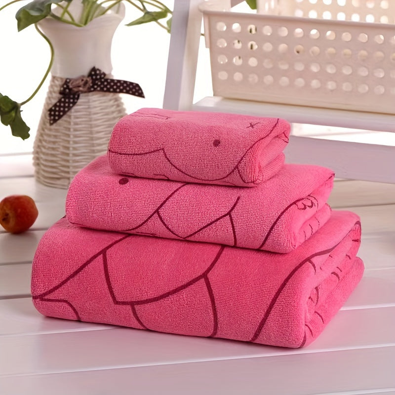 Kit 3 Toalhas Infantis Macias e Absorventes