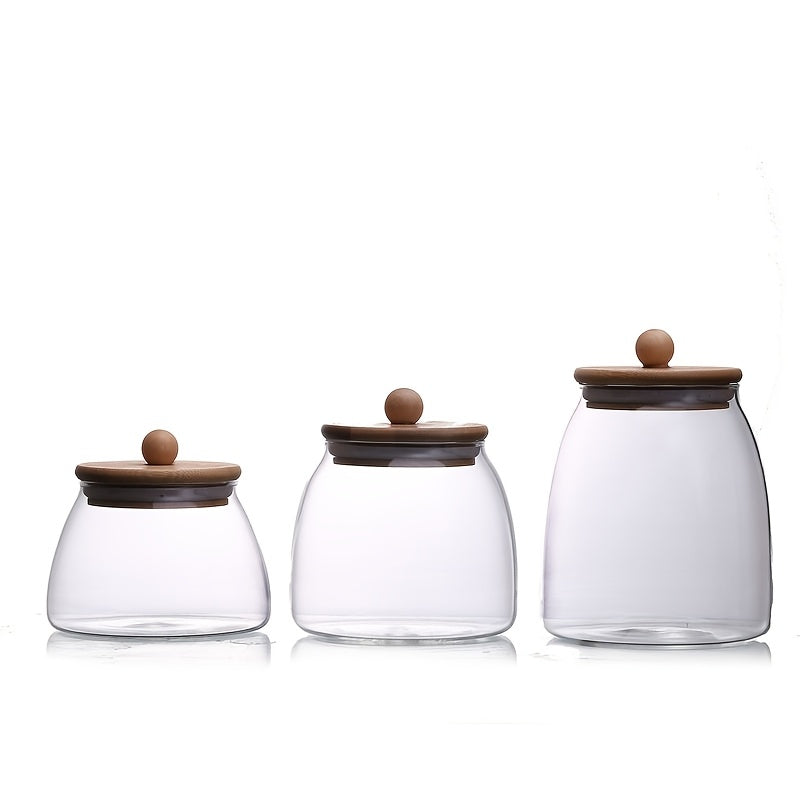 Conjunto 3 Potes Borossilicato com Tampa Hermética