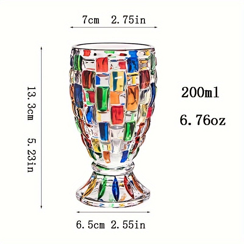 Taça de Vidro Vintage para Vinho, Champagne e Coquetéis
