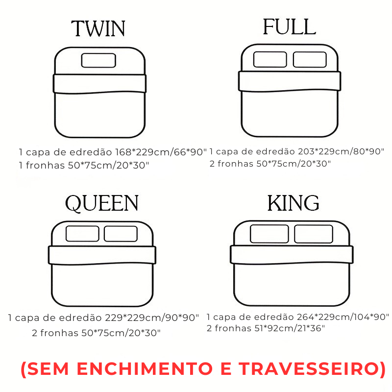 Jogo de Cama Duvet Elegance