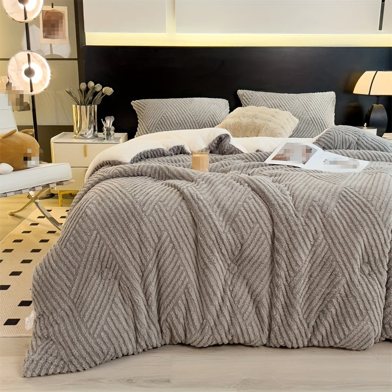 Edredom Plush Minimalista Taffetá