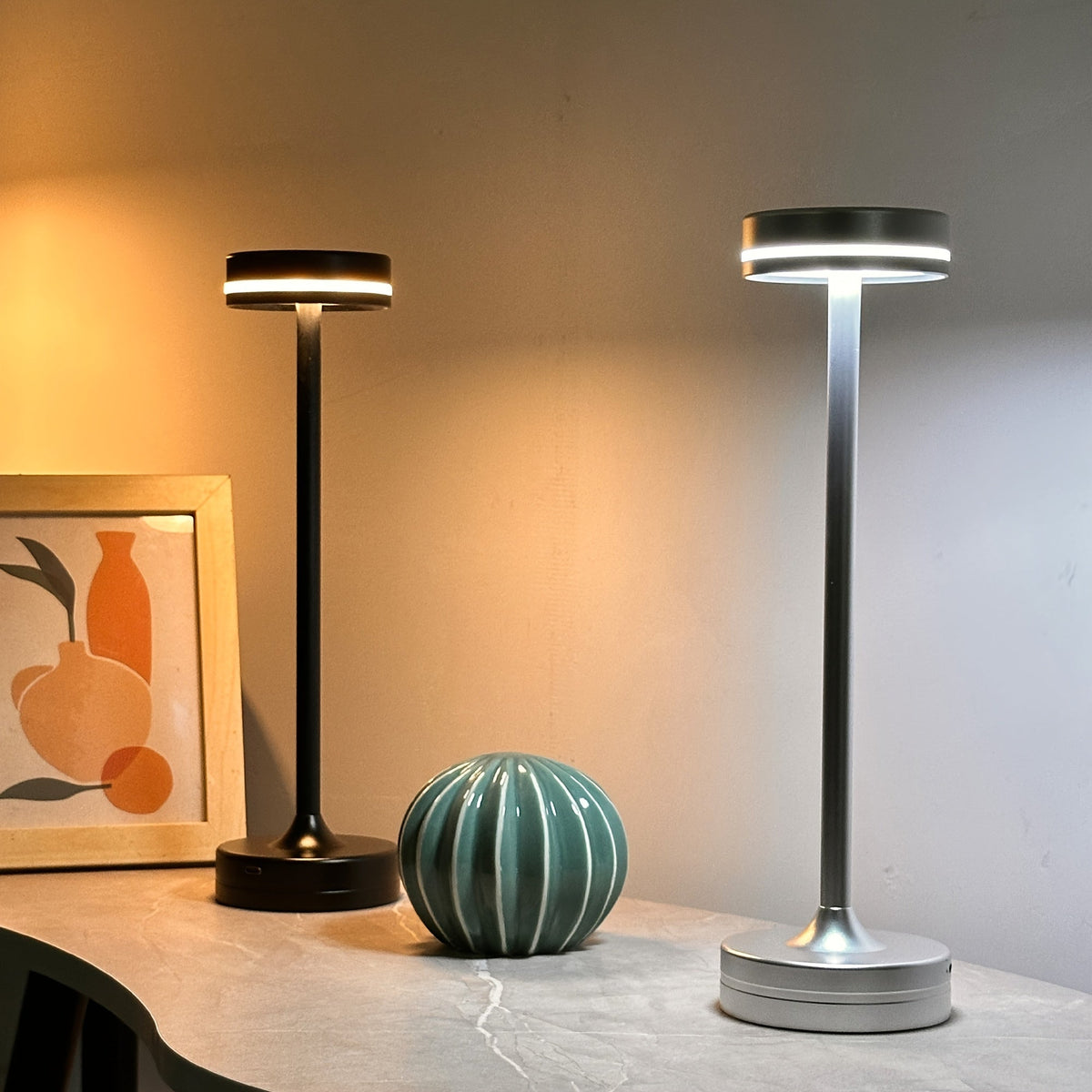 Luminária de Mesa Touch Iluminação 3 Cores