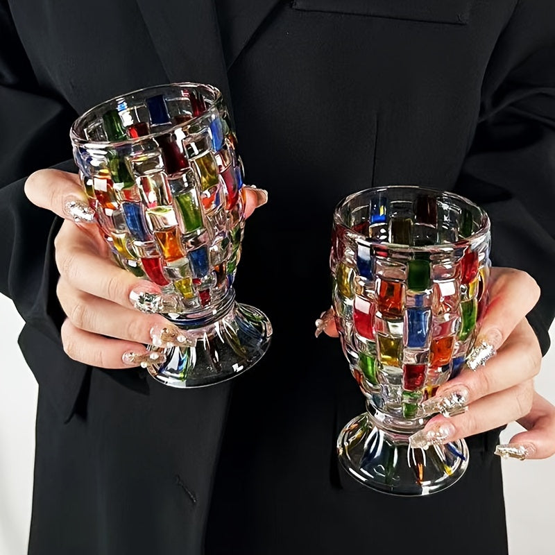 Taça de Vidro Vintage para Vinho, Champagne e Coquetéis