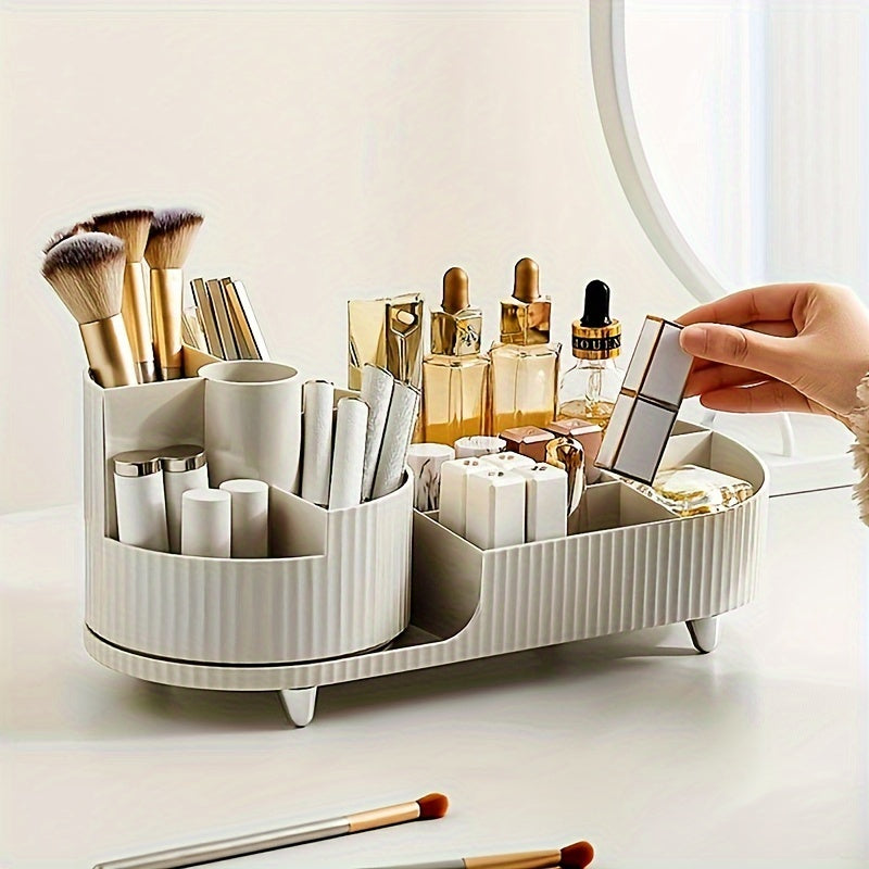 Organizador de Maquiagem Giratório Design Dobrável