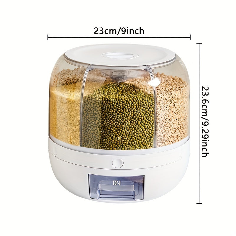 Rotating Grain Storage Dispenser