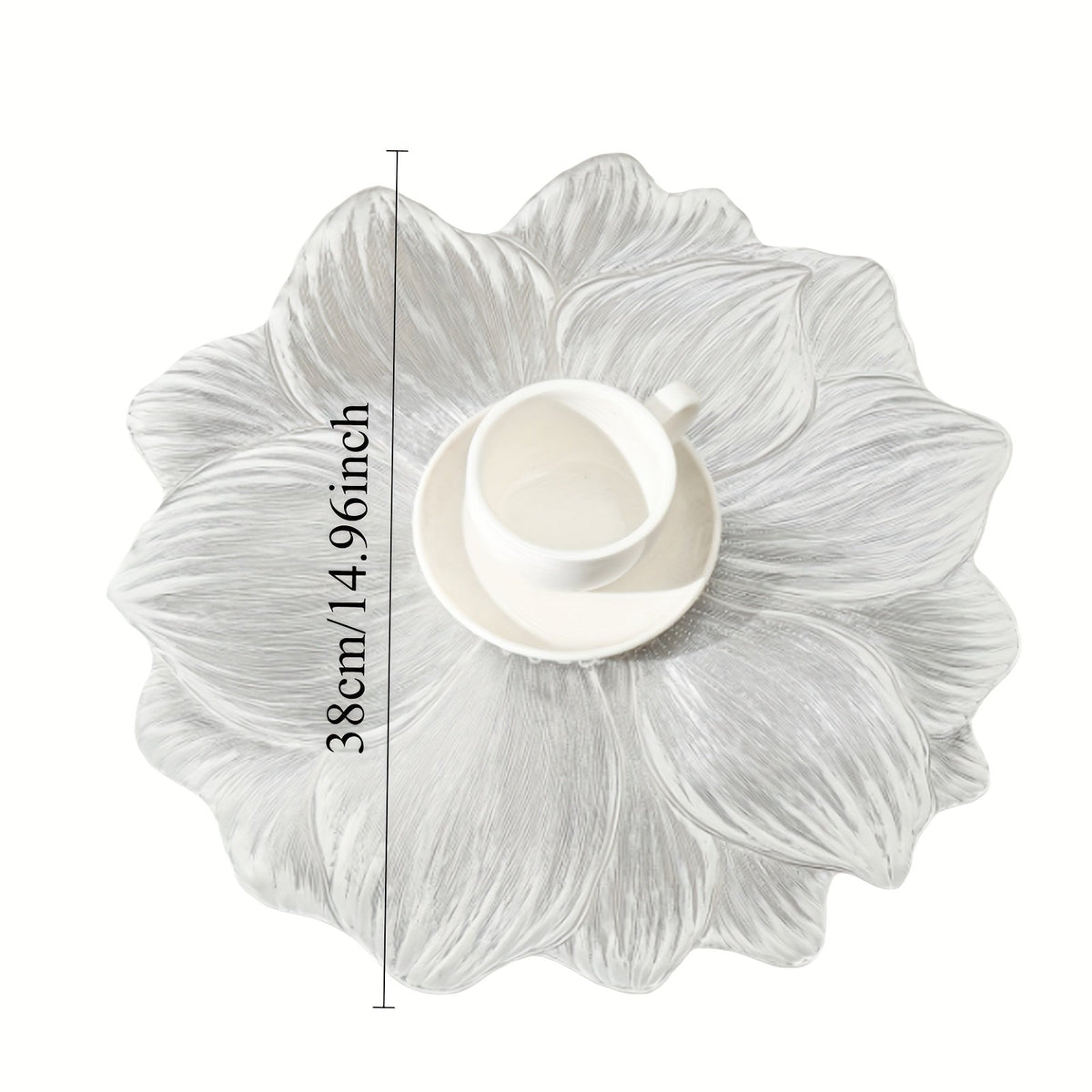 Jogo de Sousplats Térmico Flor de Ouro Premium