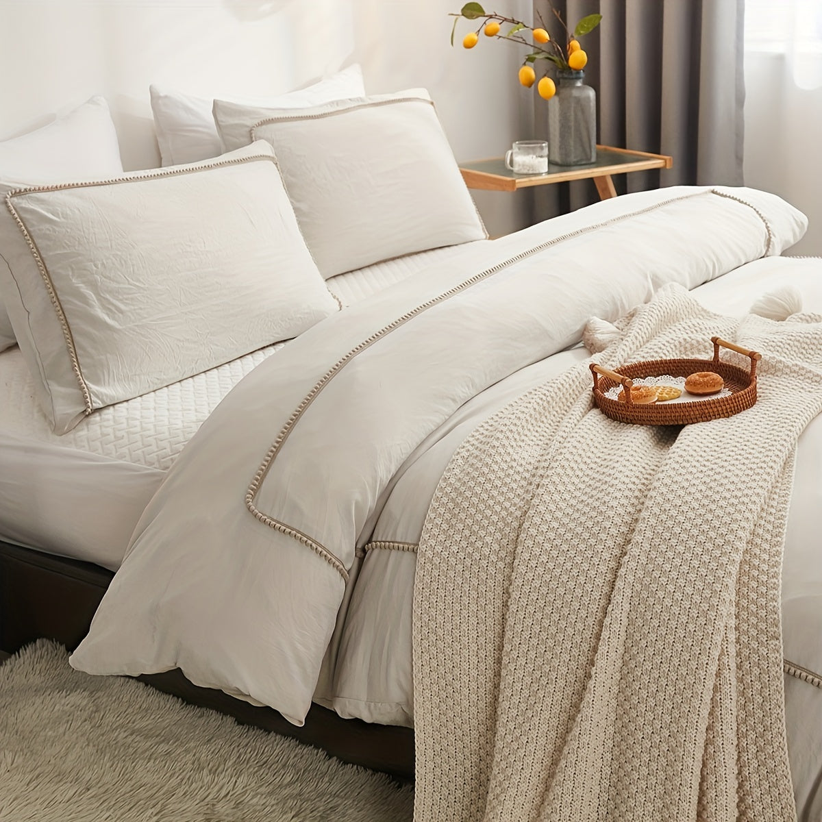 Jogo de Cama Boho Elegante 3 Peças