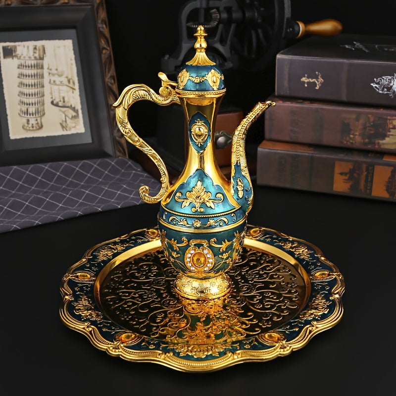 Conjunto de Jarra Retrô Luxuoso Estilo Turco-Europeu
