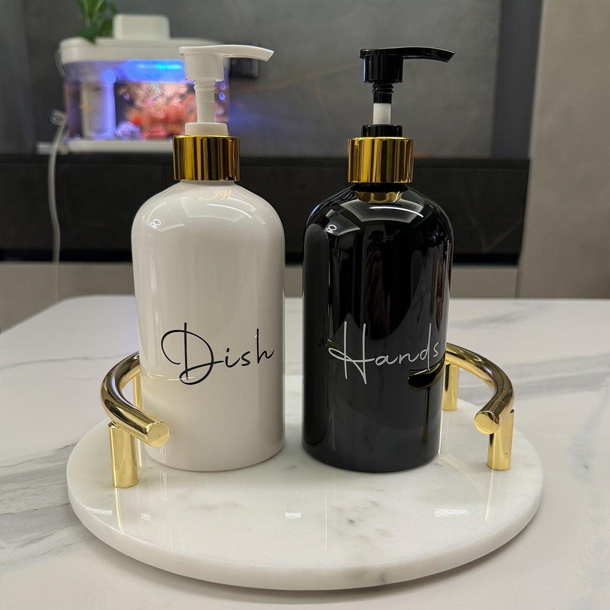 Kit 2x 500ml Refillable Soap Dispensers
