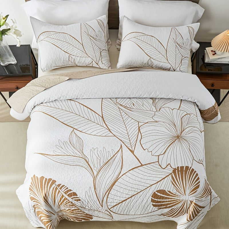 Jogo de Cama Floral Elegante