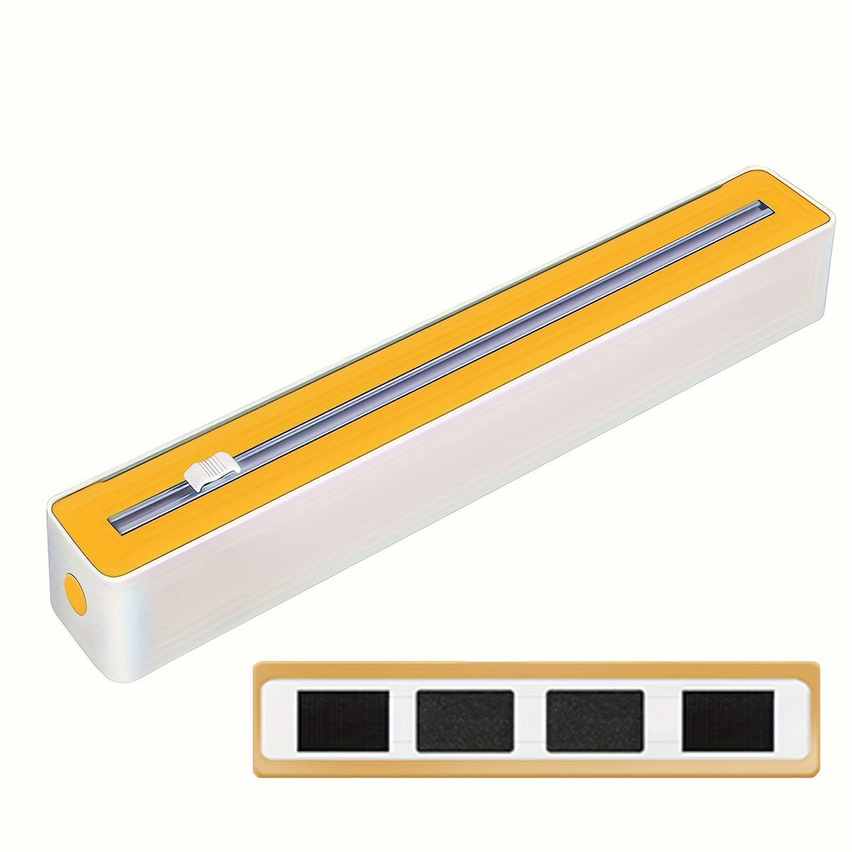 2-in-1 Plastic Film Dispenser with Integrated Cutter