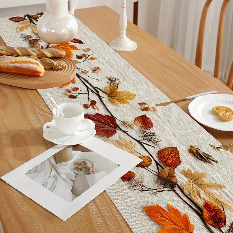 Caminho de Mesa Folhas de Outono