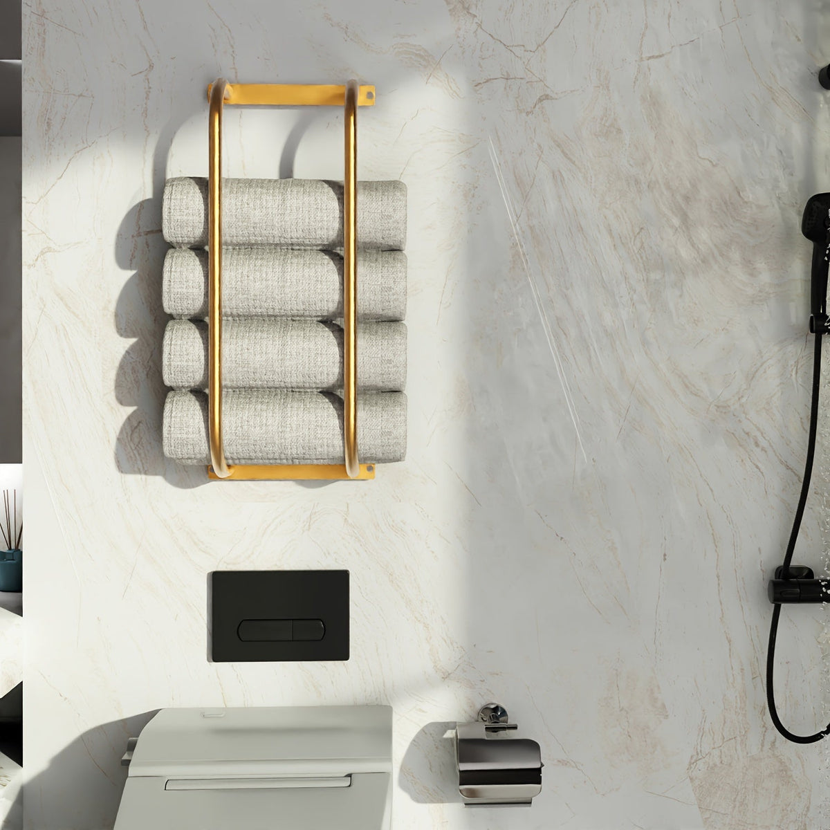 Toalheiro de Parede Premium Design Compacto
