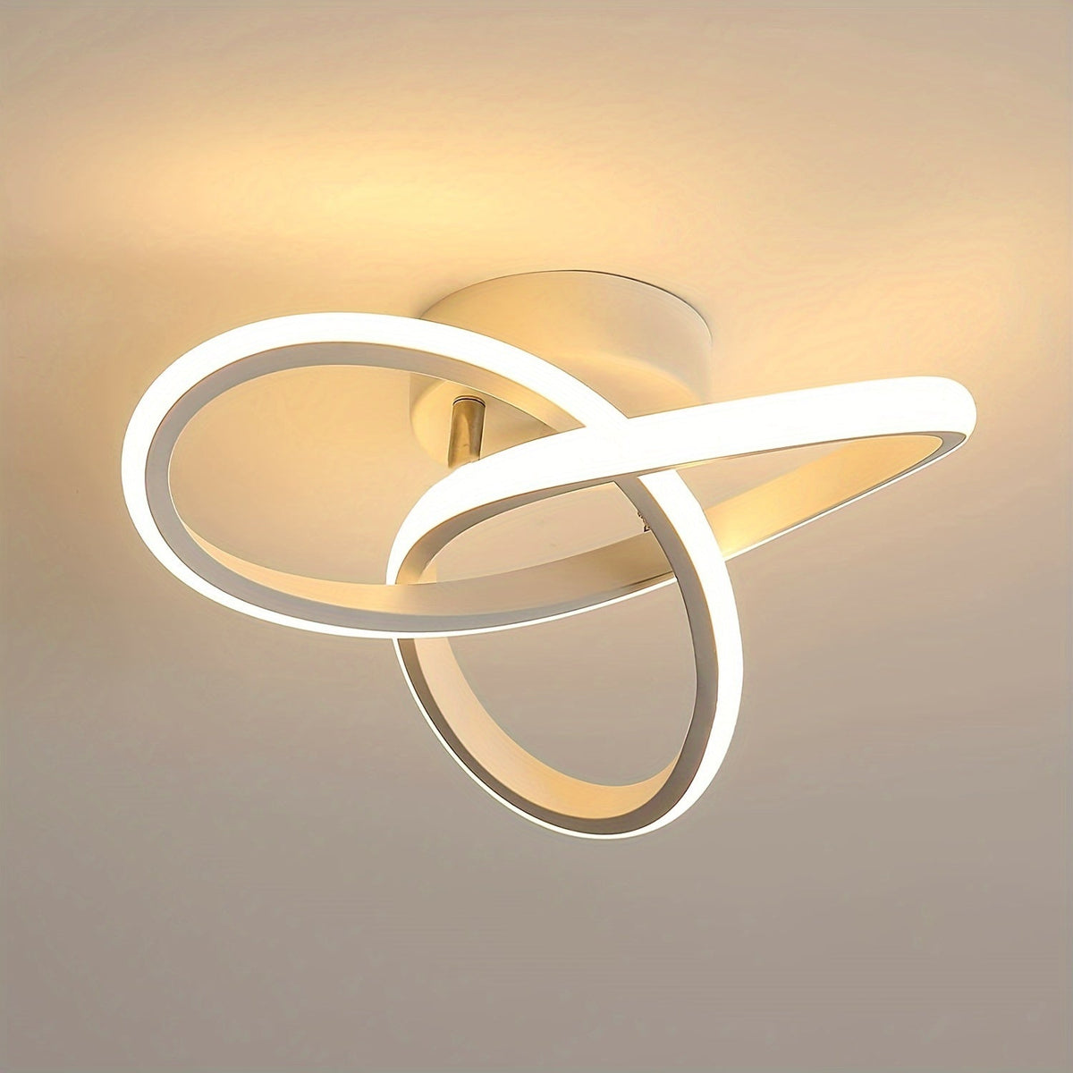 Luminária de Teto LED Regulável Design Moderno com Controle de Temperatura