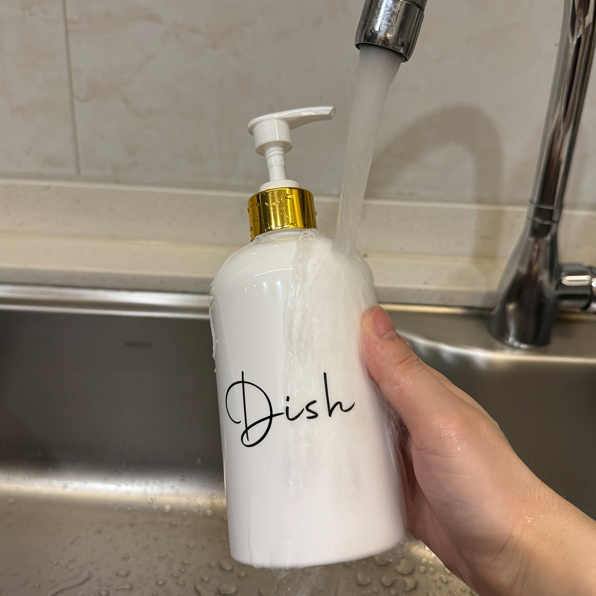 Kit 2x 500ml Refillable Soap Dispensers