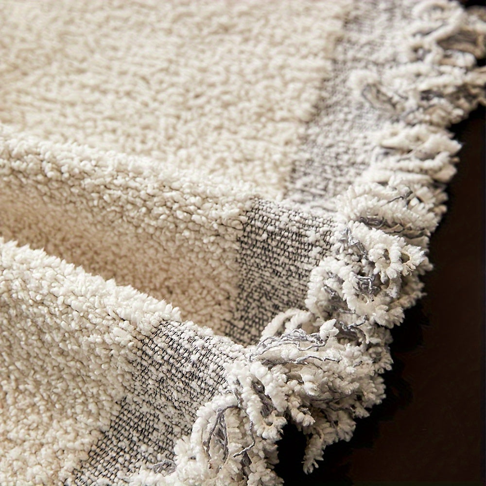 Capa de Sofá Boho Jacquard Chenille