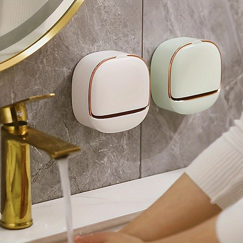 Conjunto de 2 Porta-Sabonetes de Parede Fixação sem Furos