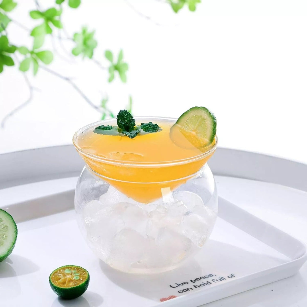 Taças Duplas Térmicas para Martini com Resfriador