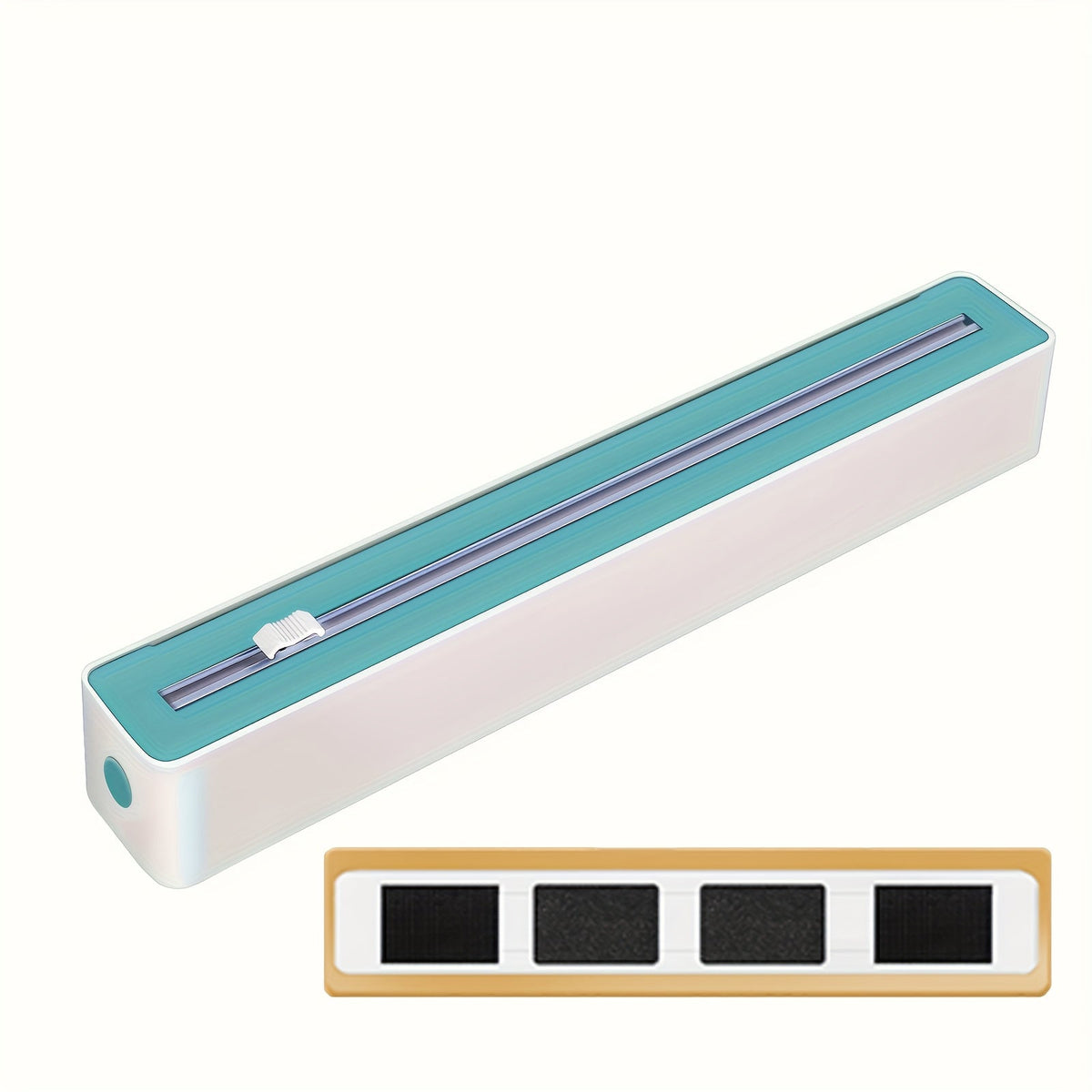 2-in-1 Plastic Film Dispenser with Integrated Cutter