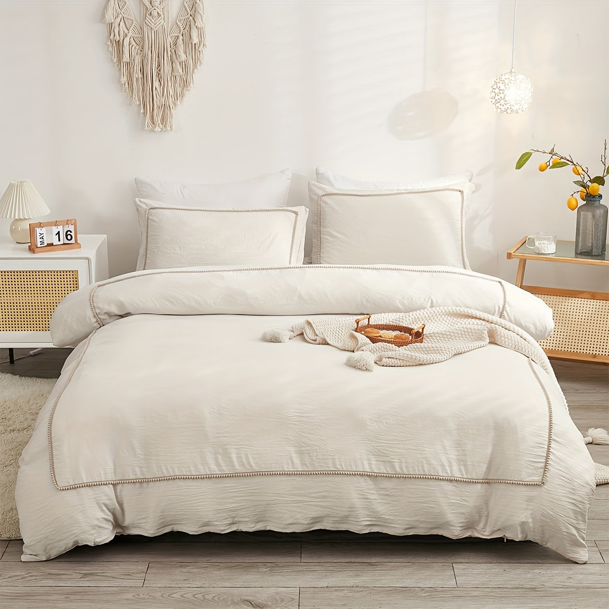 Jogo de Cama Boho Elegante 3 Peças