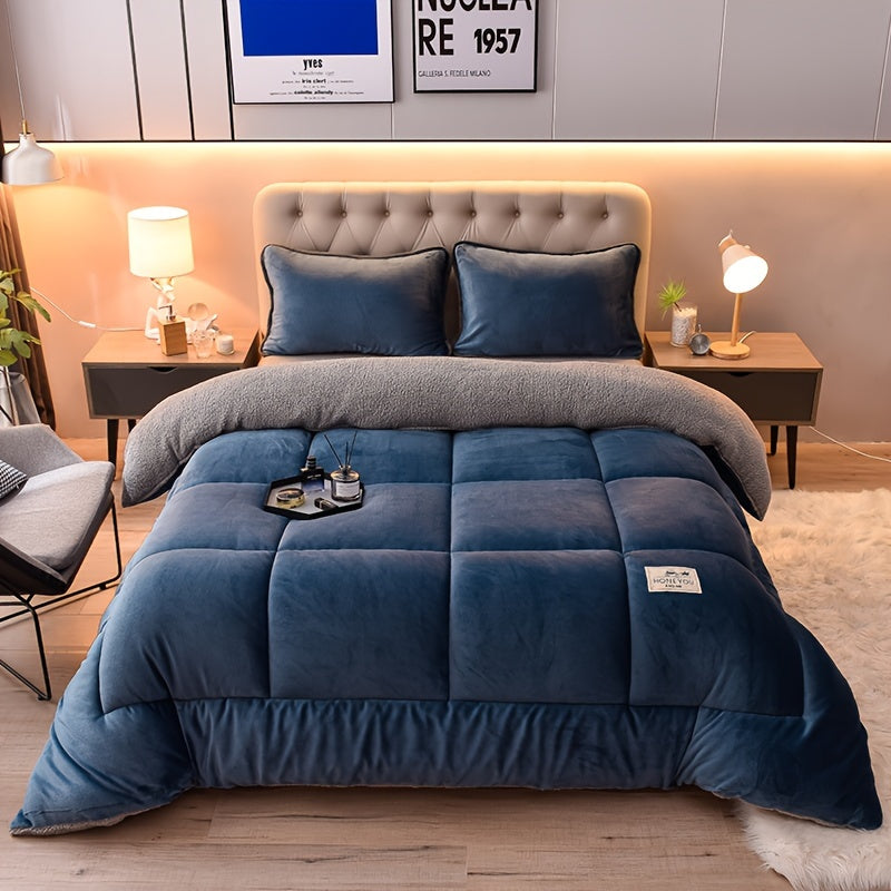 Manta Luxuosa Sherpa Dupla Face