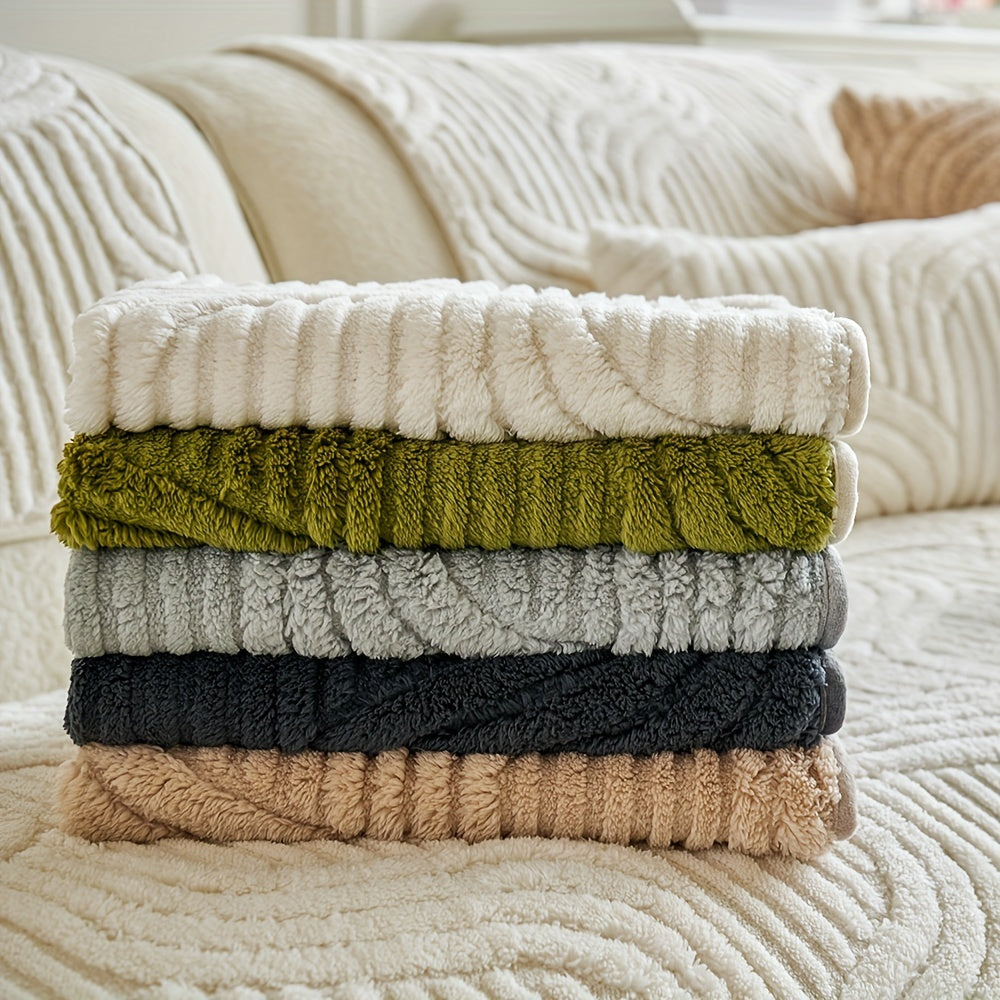Conjunto 2 Peças Capa de Sofá Luxo Plush Yixuan Foxtail