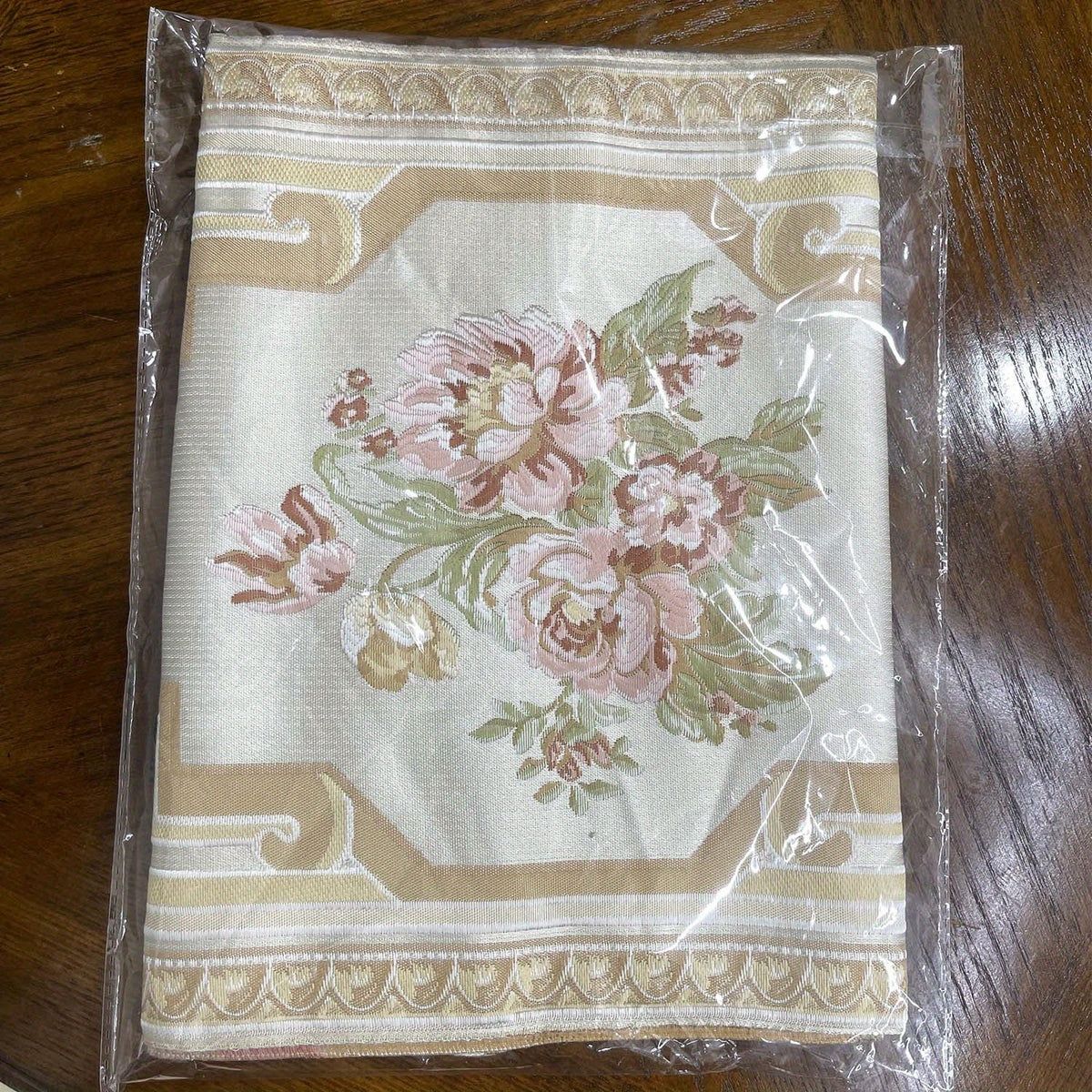 Caminho de Mesa Floral Moderno Jacquard Europeu