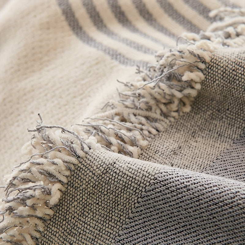 Manta Decorativa Boho em Chenille All-Season