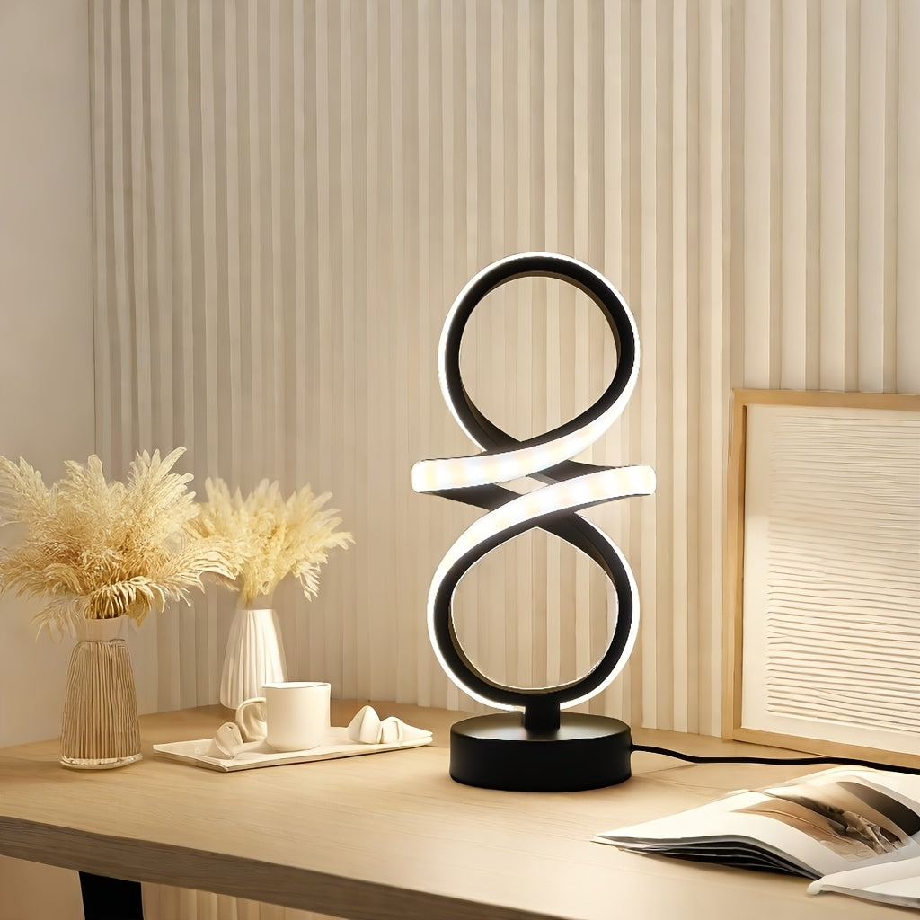 Luminária LED Elegante USB com Brilho Ajustável