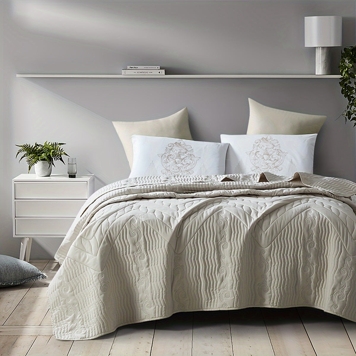 Jogo de Cama Ondas de Conforto Europeu