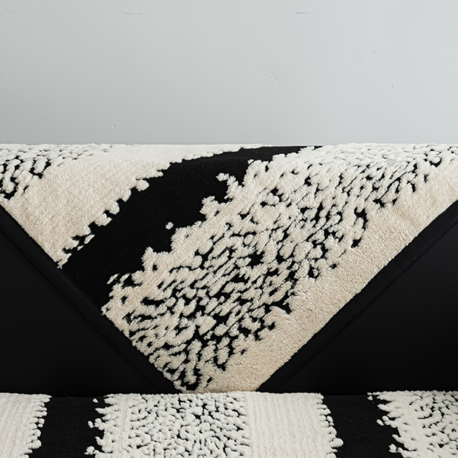 Capa de Sofá Estilo Boho Pelúcia Aconchegante