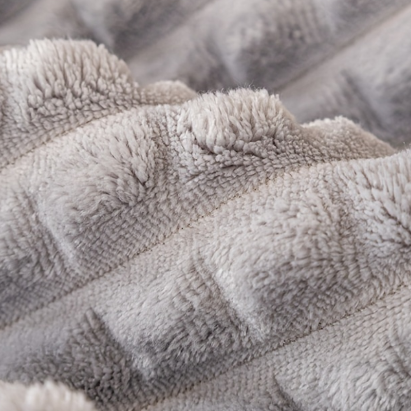 Capa de Sofá Xadrez Plush Extra Macia
