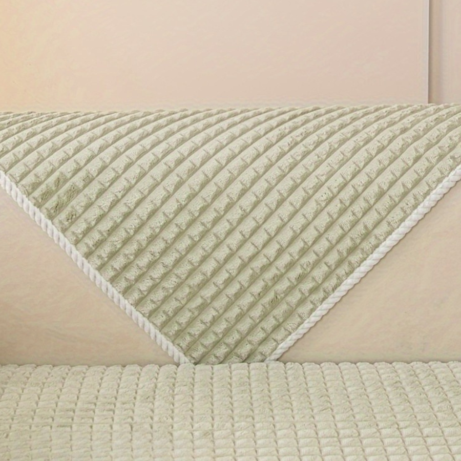 Capa de Sofá Xadrez Plush Extra Macia
