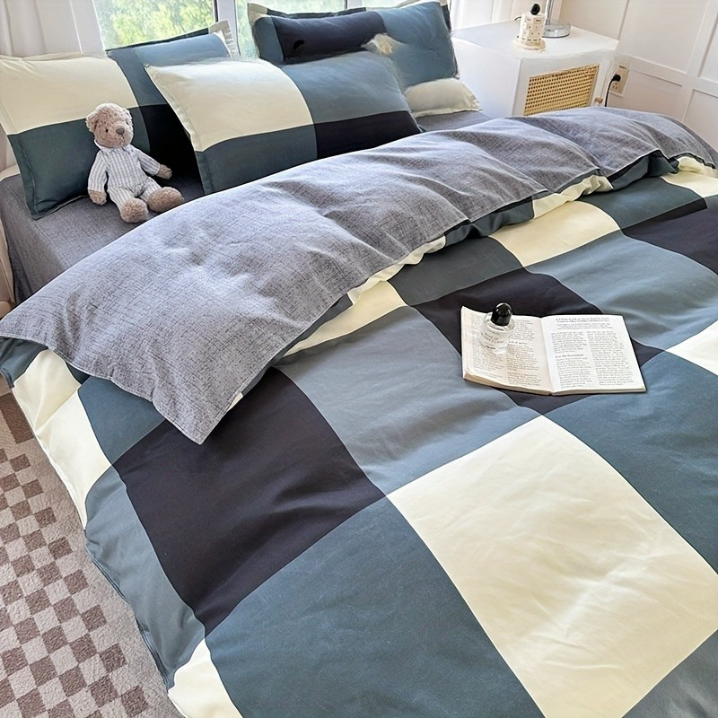 Jogo de Cama Xadrez Space