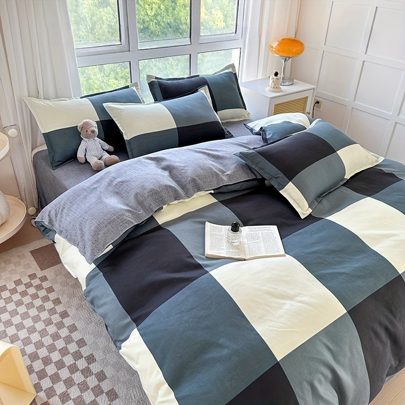 Jogo de Cama Xadrez Space
