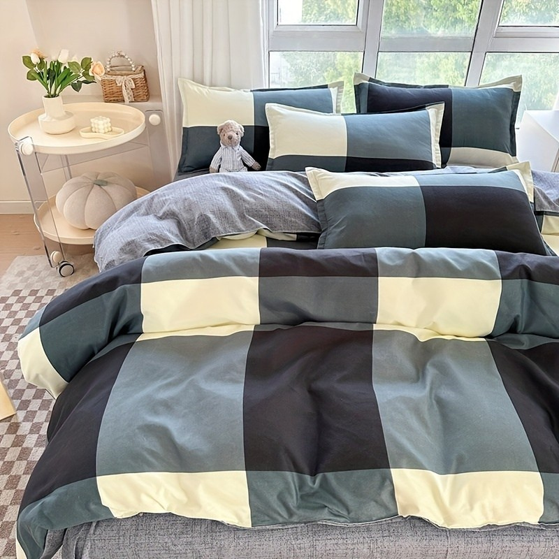 Jogo de Cama Xadrez Space