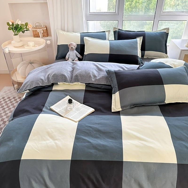 Jogo de Cama Xadrez Space