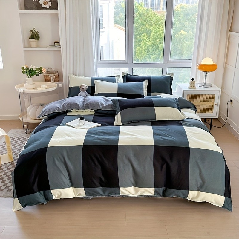 Jogo de Cama Xadrez Space