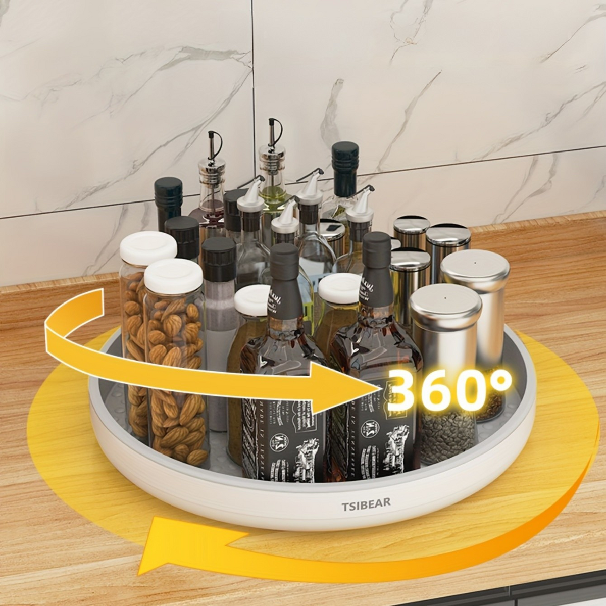 360° Rotating Multifunctional Spice Rack