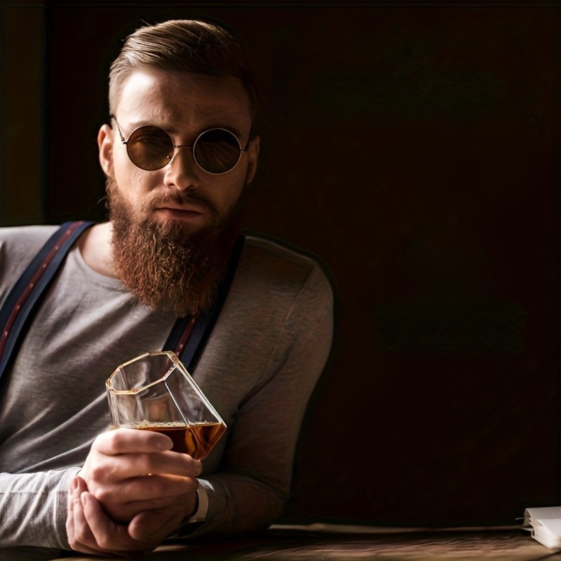 Copo de Whisky Inclinável 50° Design Anti-Queda