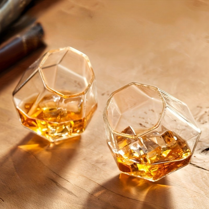 Copo de Whisky Inclinável 50° Design Anti-Queda