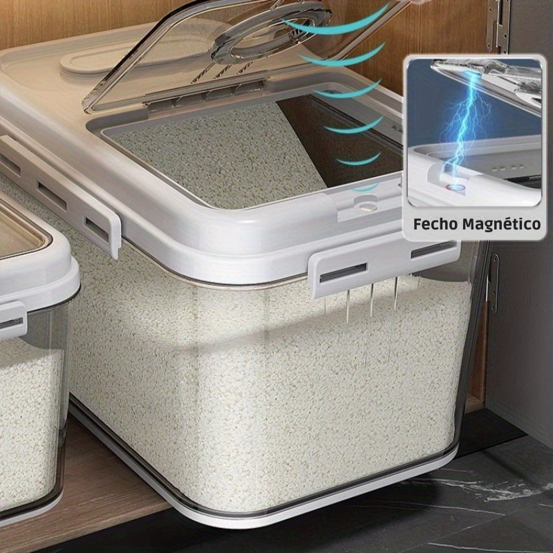 Dispensador Hermético Flip-Top Antiumidade e Antiinsetos