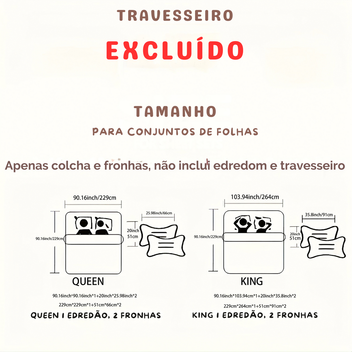 Jogo de Cobre-Leito com Tecnologia Soundwave
