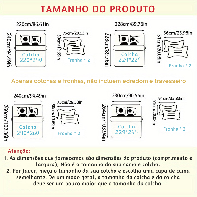 Jogo de Cama Floral Elegante