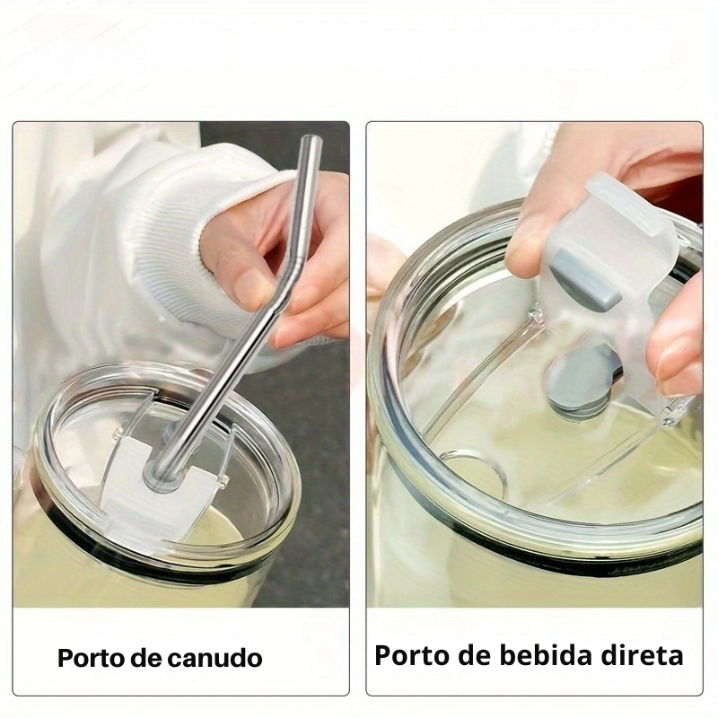 Copo de Vidro Resistente a Temperaturas